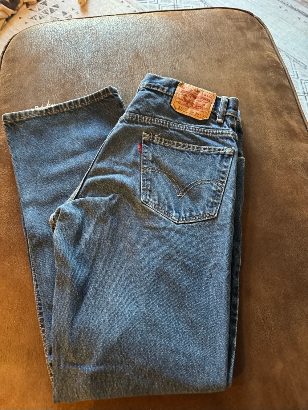 Levi's 517 Men’s Classic Blue Relaxed Fit Denim Jeans-Excellent Condition!